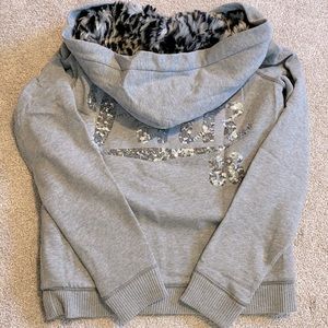 Victoria’s Secret Pink Fur Hoodie size xs